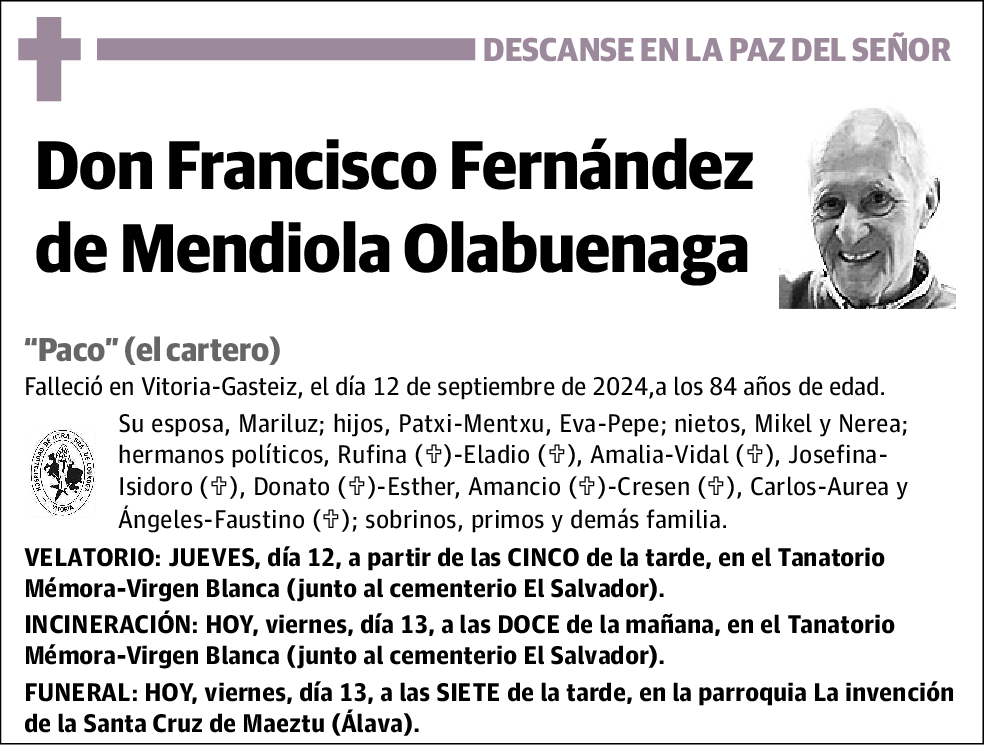 Francisco Fernández de Mendiola Olabuenaga