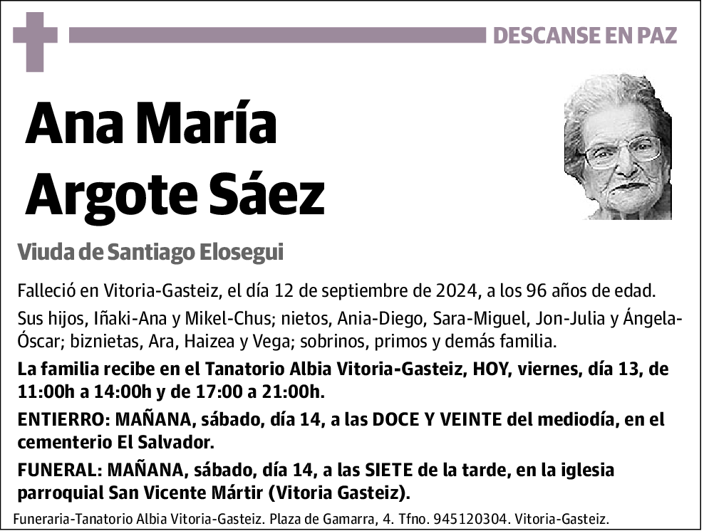 Ana María Argote Sáez