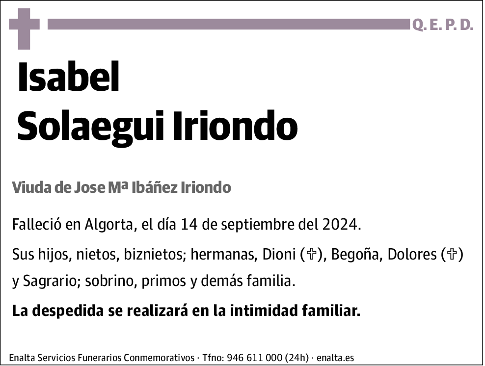 Isabel Solaegui Iriondo