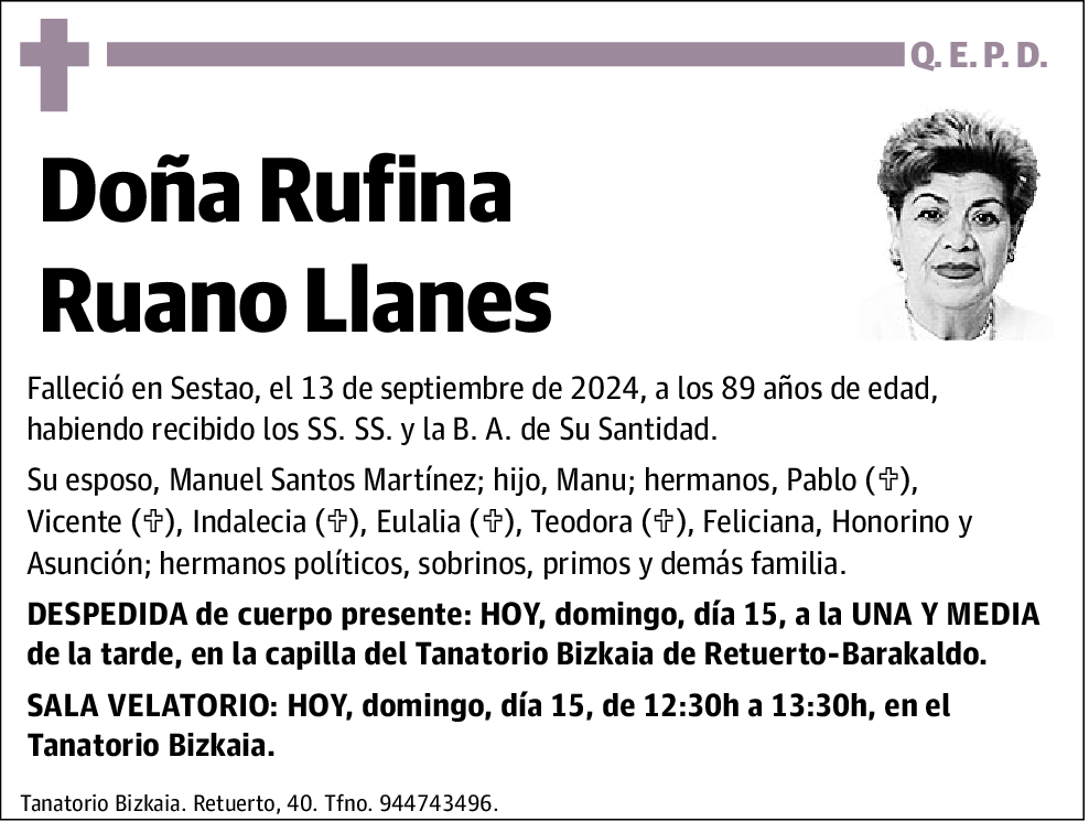 Rufina Ruano Llanes