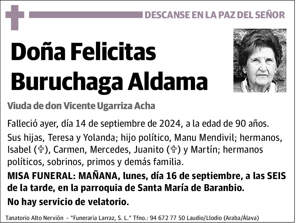 Felicitas Buruchaga Aldama