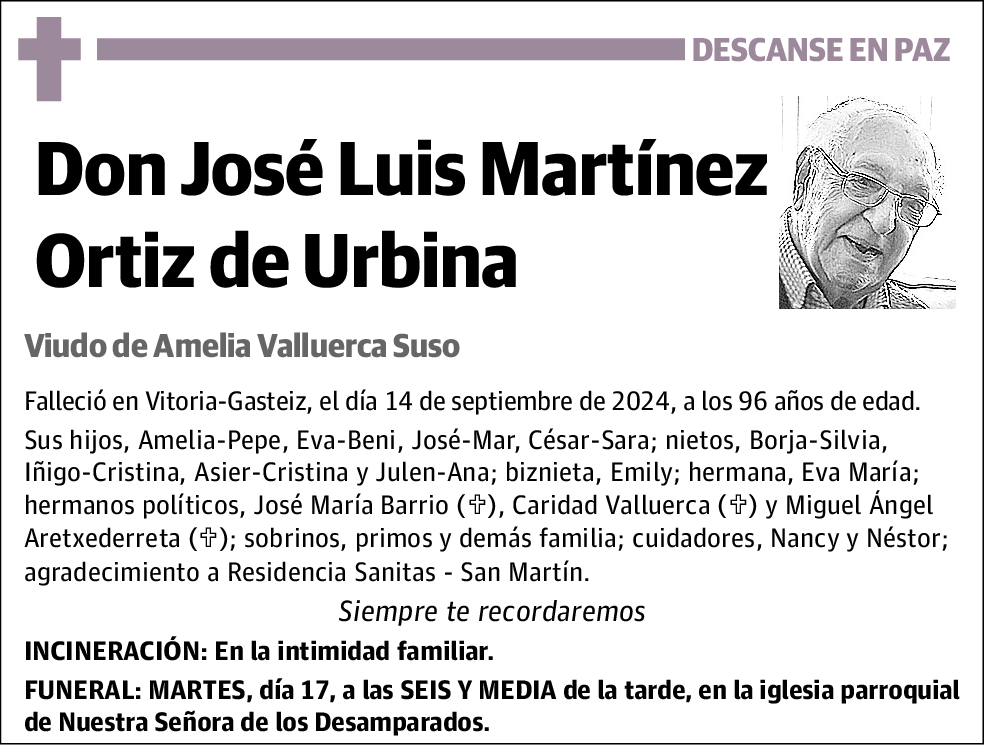 José Luis Martínez Ortiz de Urbina