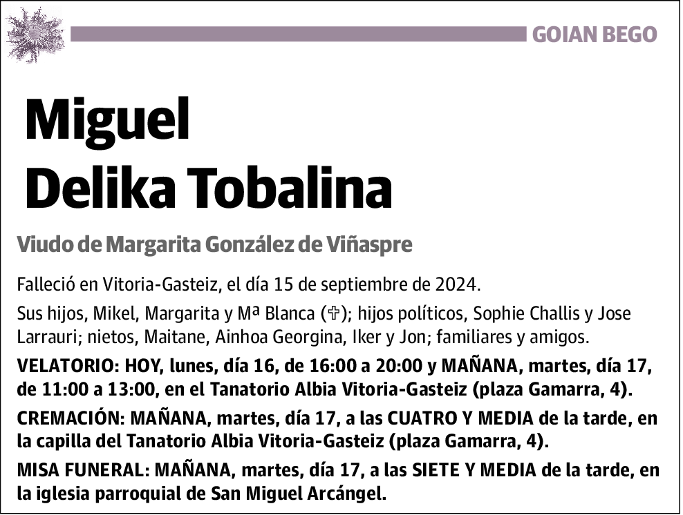 Miguel Delika Tobalina