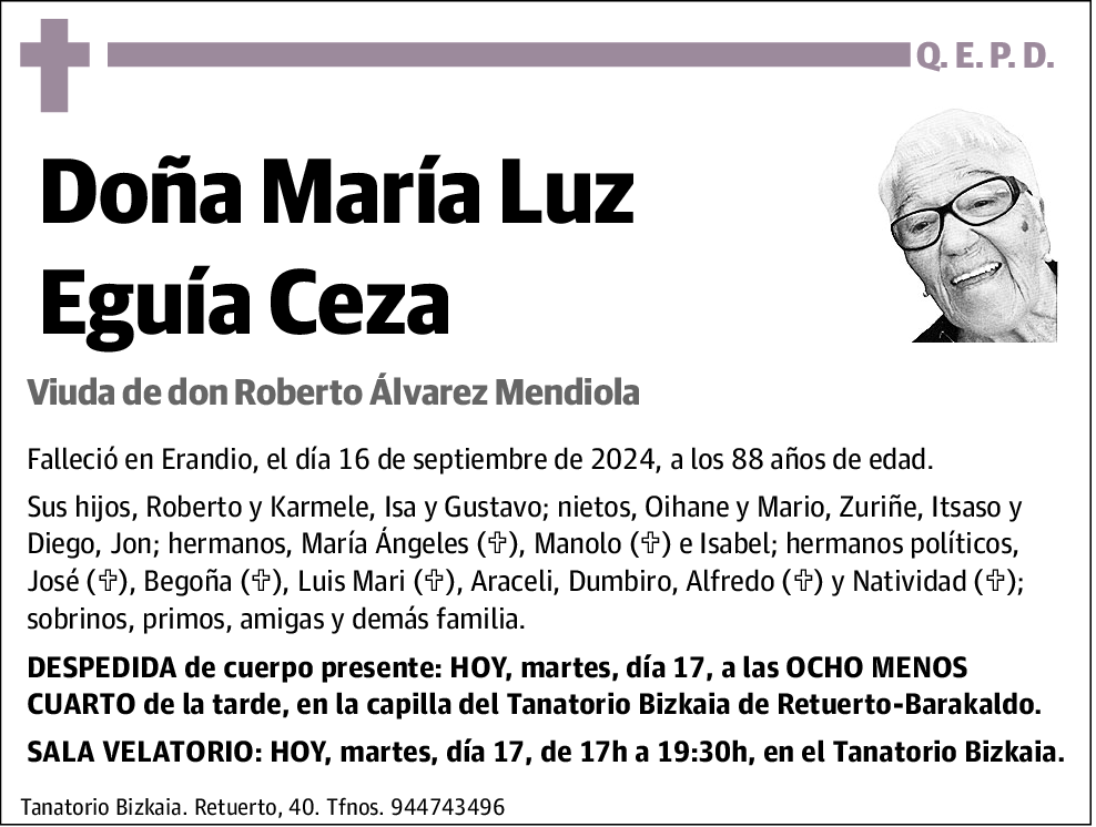 María Luz Eguía Ceza