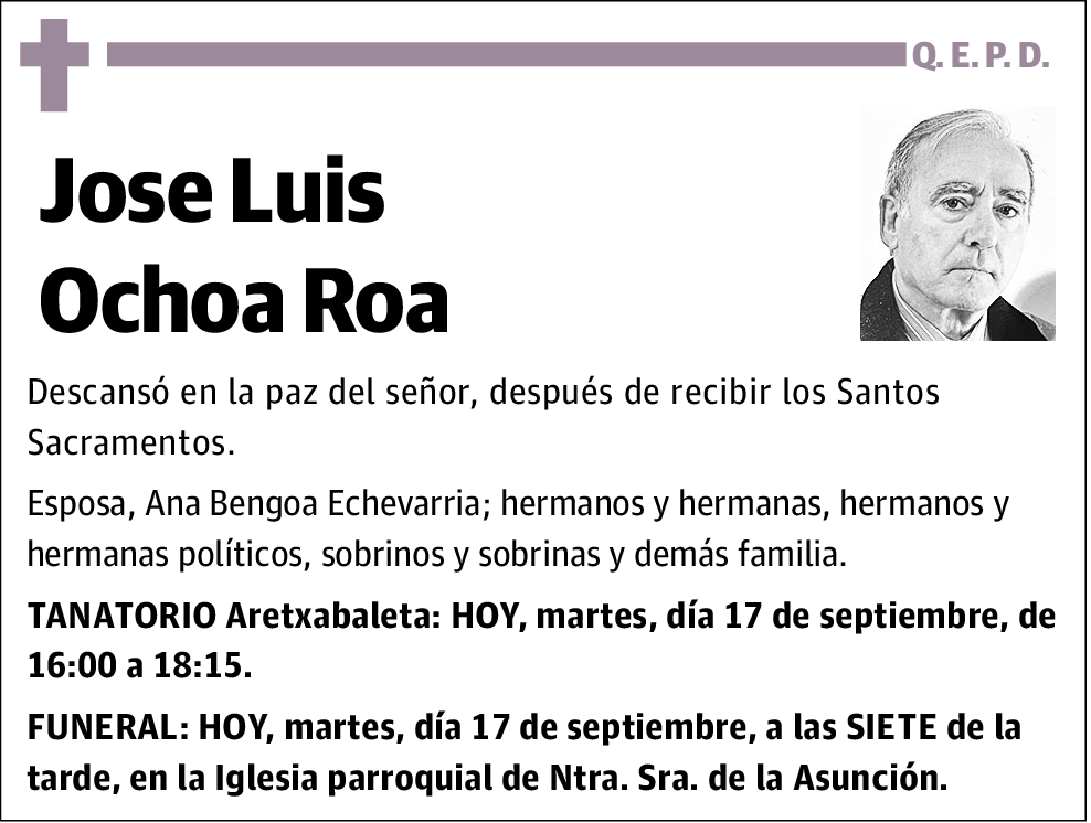 Jose Luis Ochoa Roa