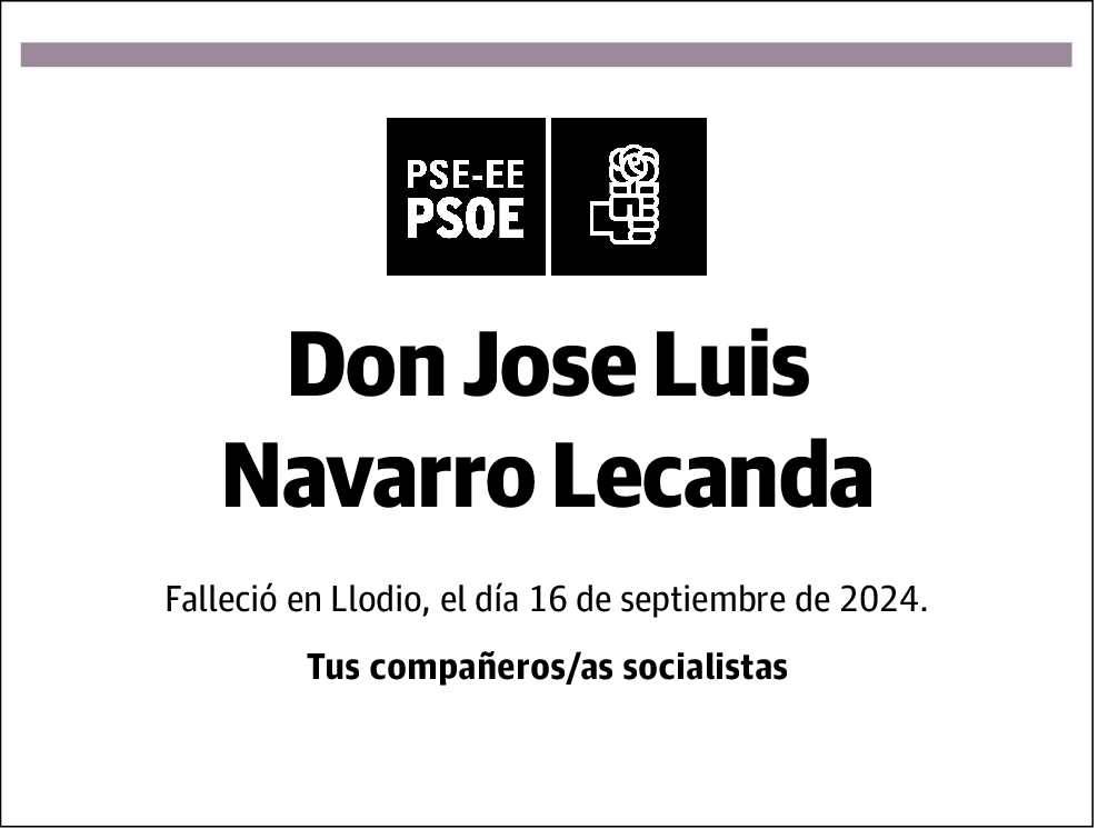 Jose Luis Navarro Lecanda