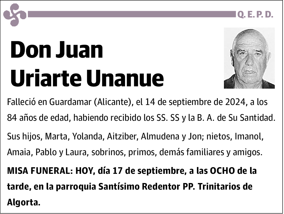 Juan Manuel Uriarte Unanue