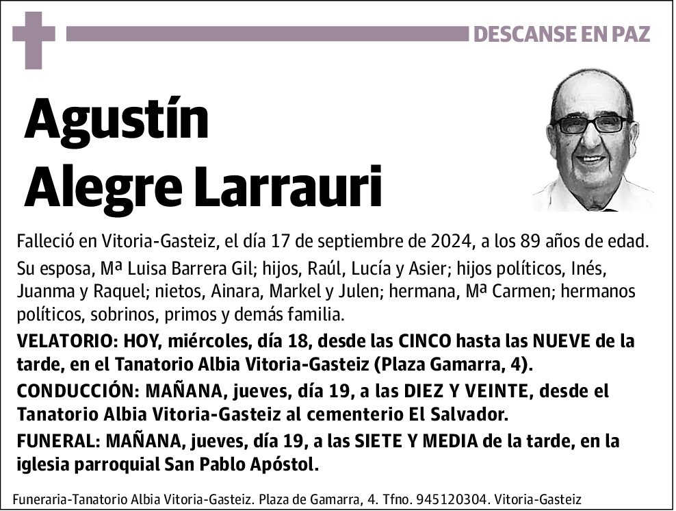 Agustín Alegre Larrauri