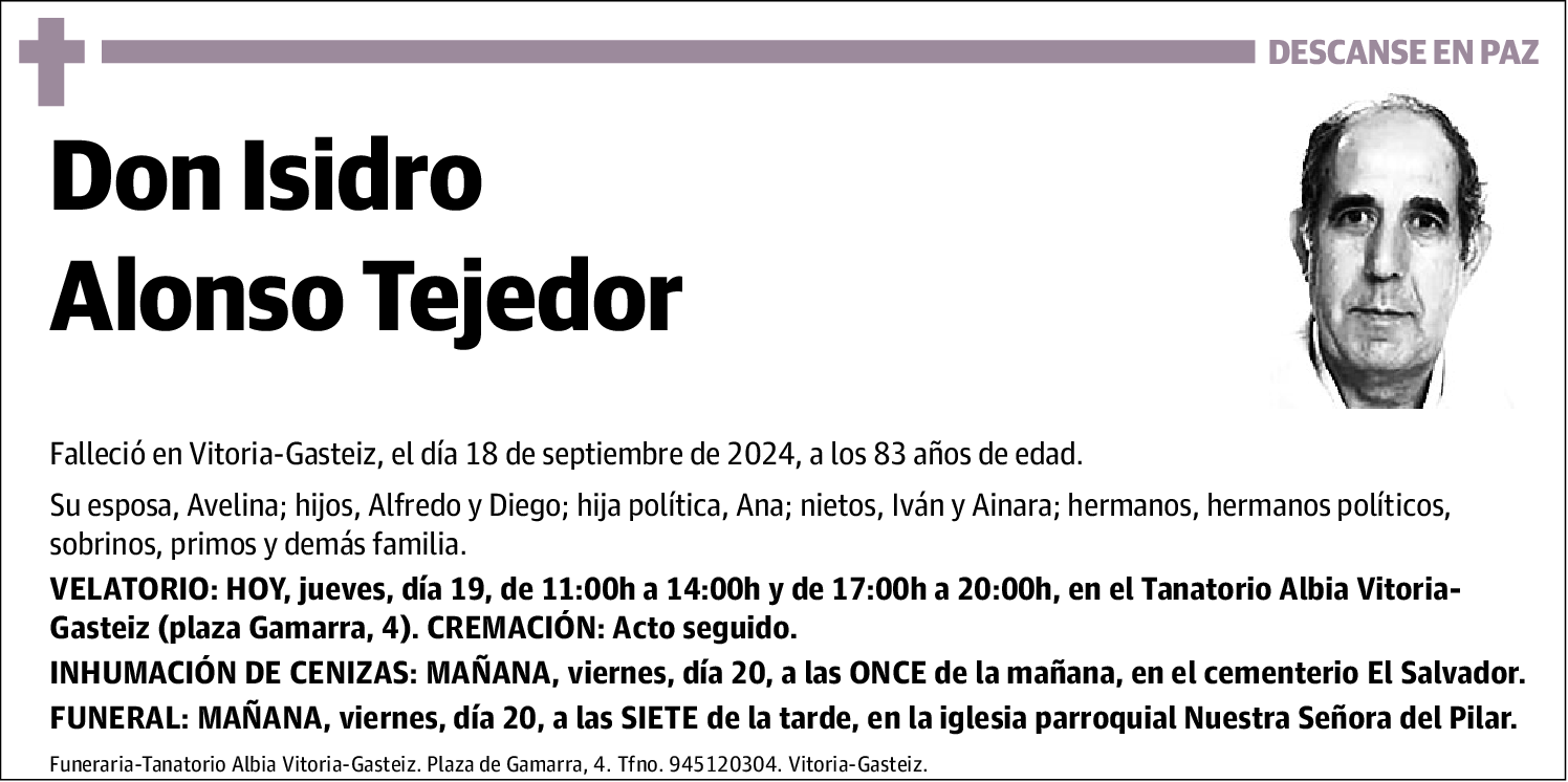 Isidro Alonso Tejedor