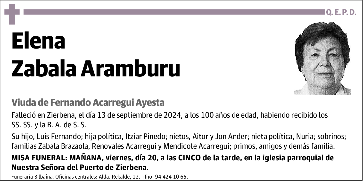 Elena Zabala Aramburu