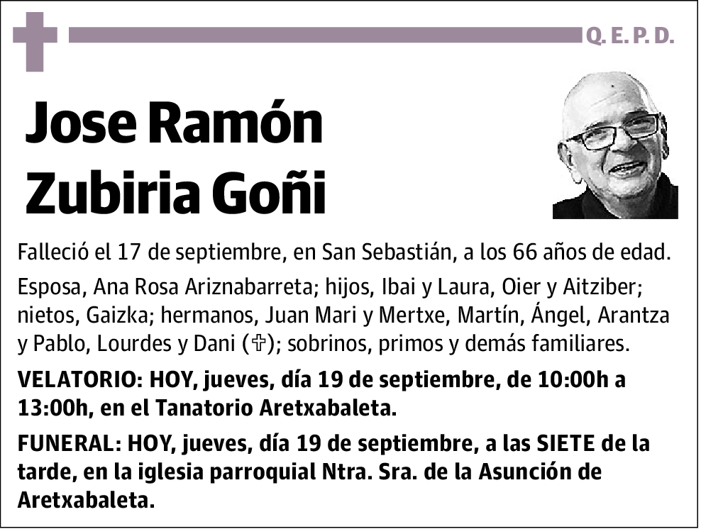 Jose Ramón Zubiria Goñi