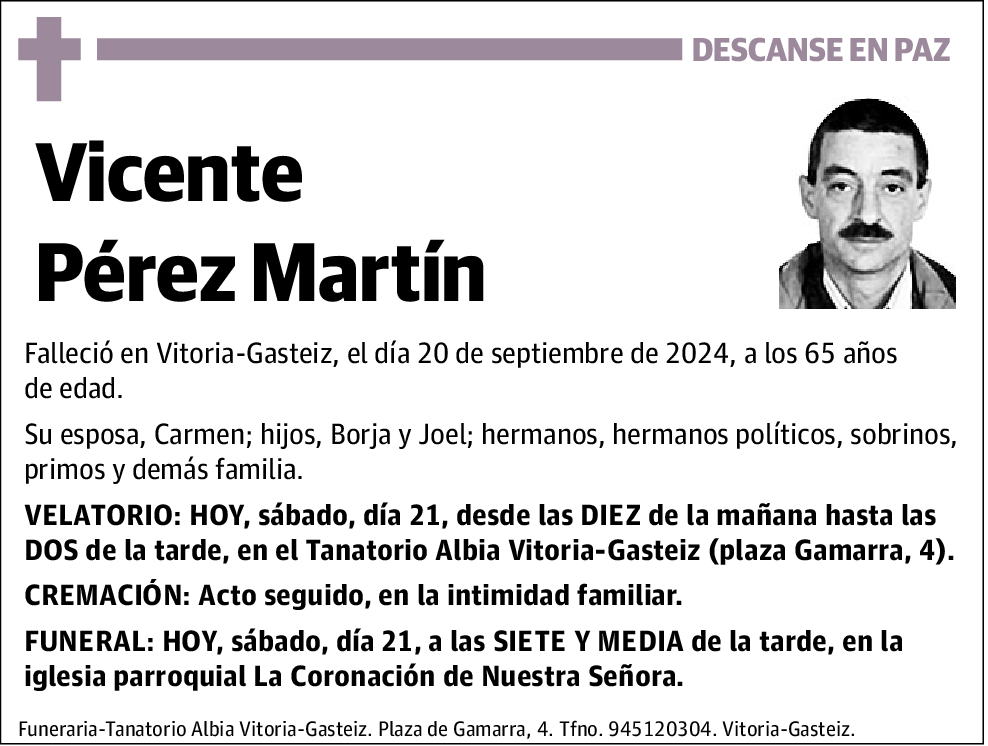 Vicente Pérez Martín