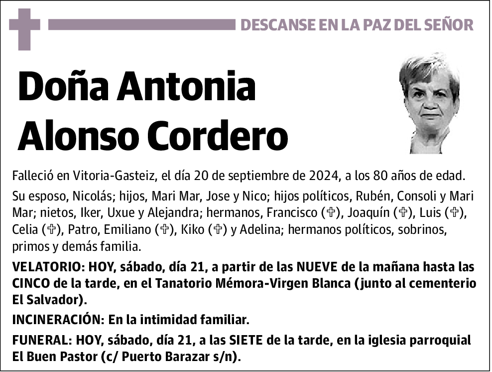 Antonia Alonso Cordero