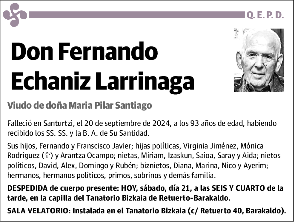 Fernando Echaniz Larrinaga