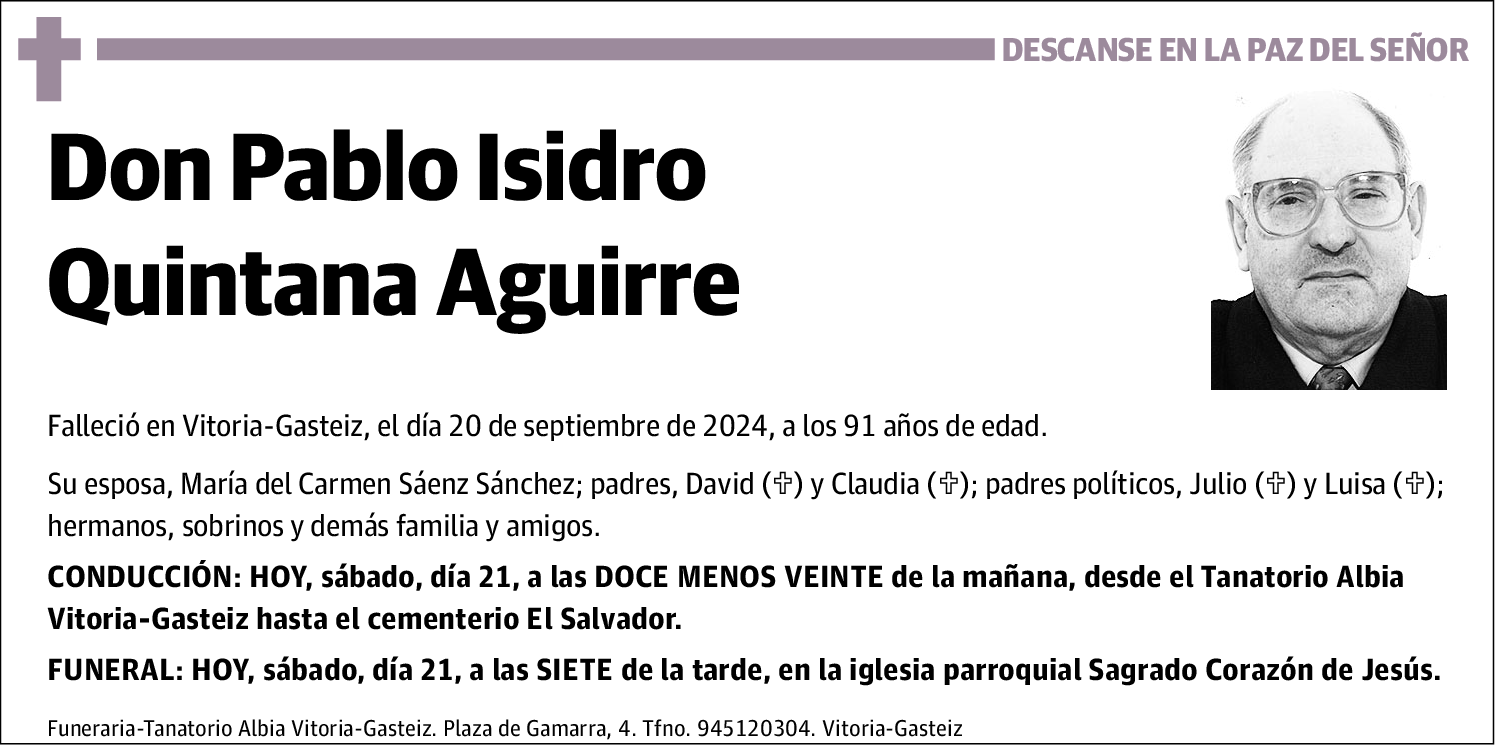 Pablo Isidro Quintana Aguirre