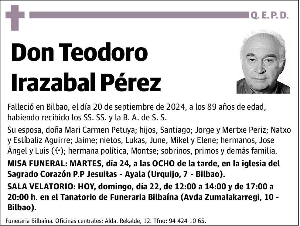 Teodoro Irazabal Pérez