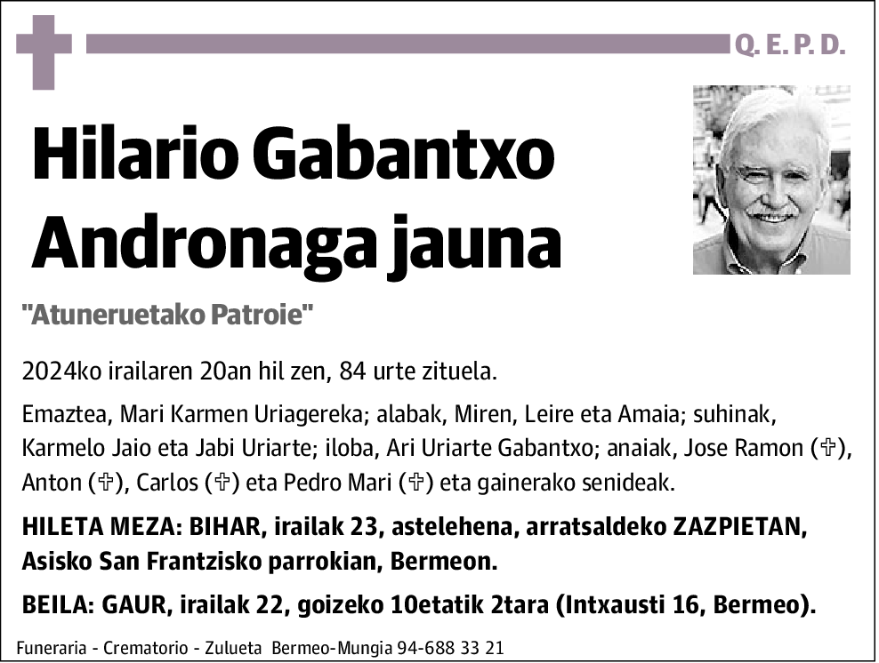 Hilario Gabantxo Andronaga