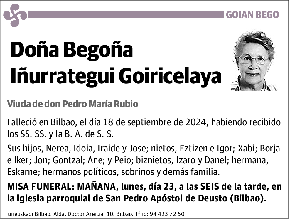 Begoña Iñurrategui Goiricelaya