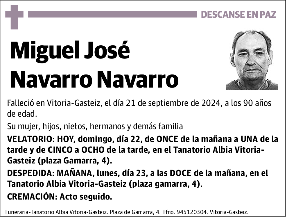 Miguel José Navarro Navarro