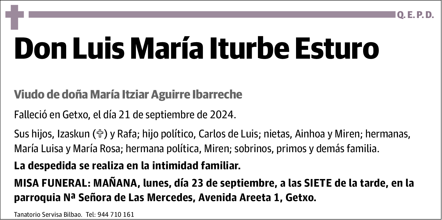 Luis María Iturbe Esturo