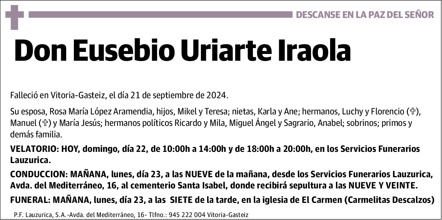 Eusebio Uriarte Iraola
