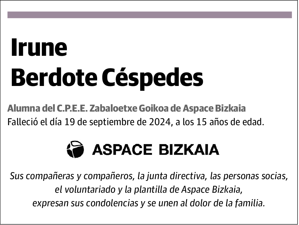 Irune Berdote Cespedes