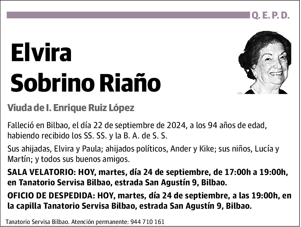 Elvira Sobrino Riaño