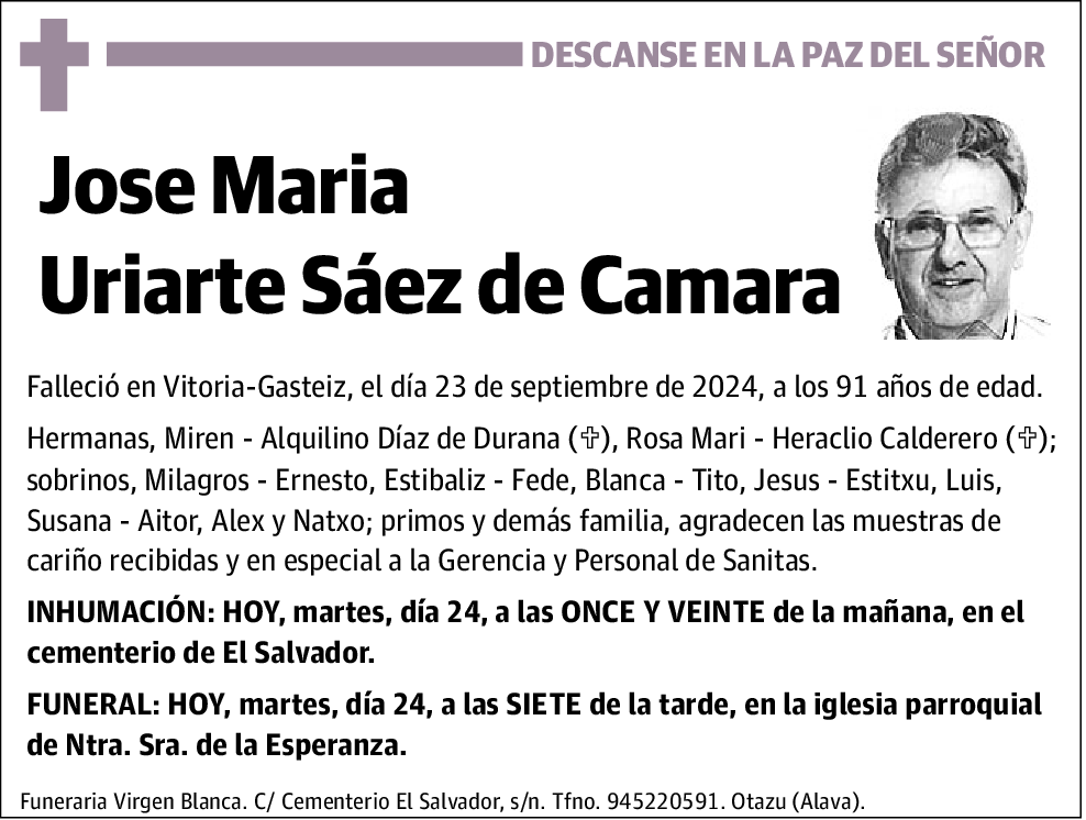 Jose Maria Uriarte Sáez de Camara