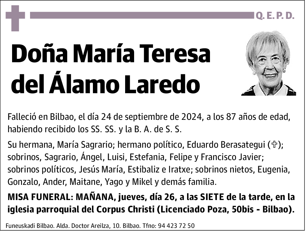 María Teresa del Álamo Laredo