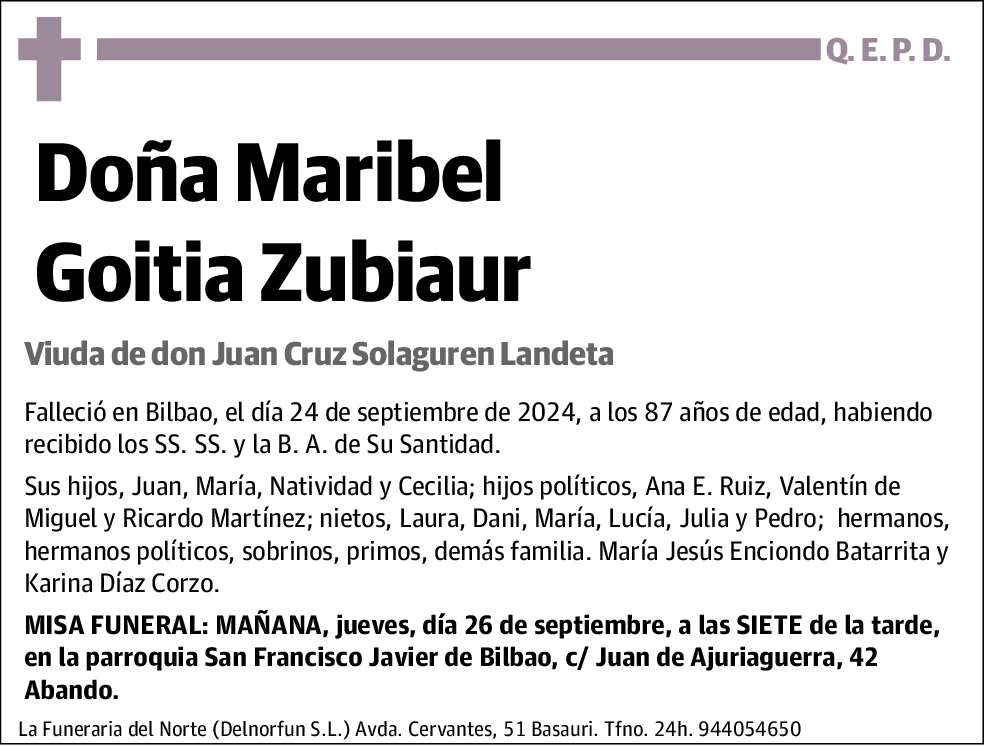 Maribel Goitia Zubiaur