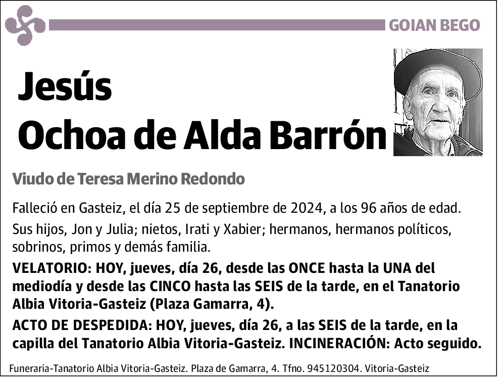 Jesús Ochoa de Alda Barrón