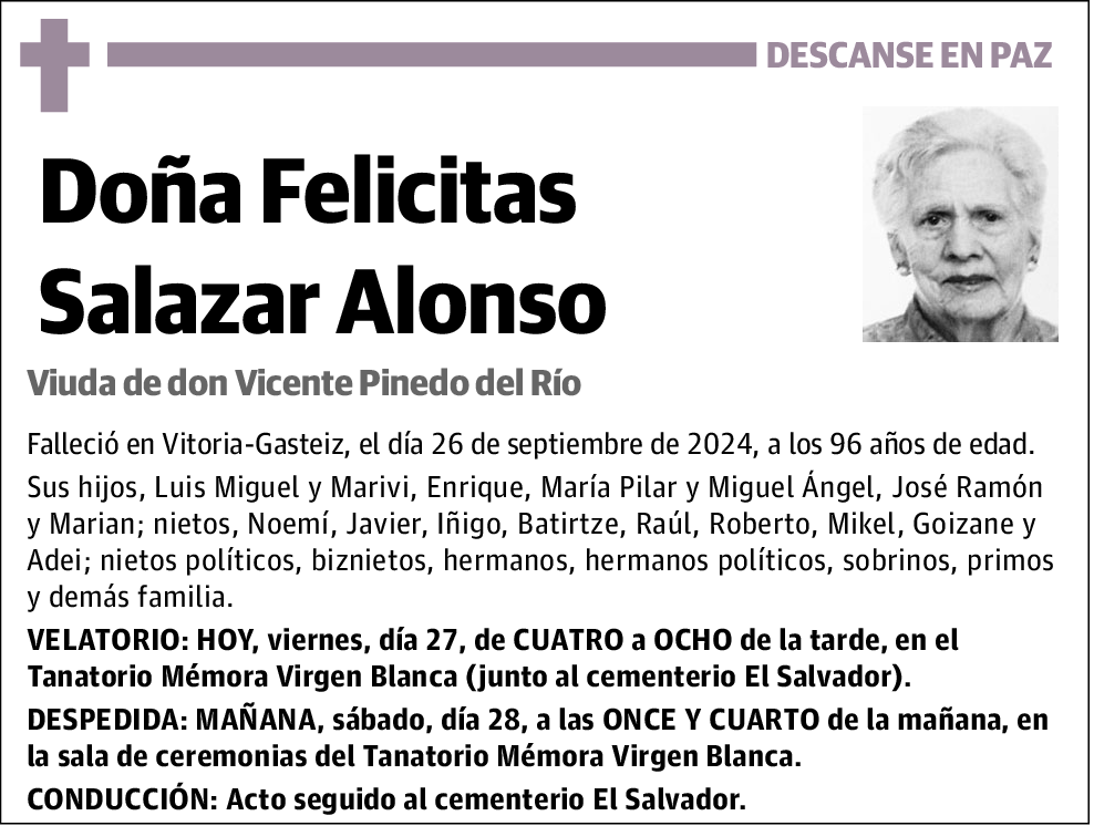 Felicitas Salazar Alonso