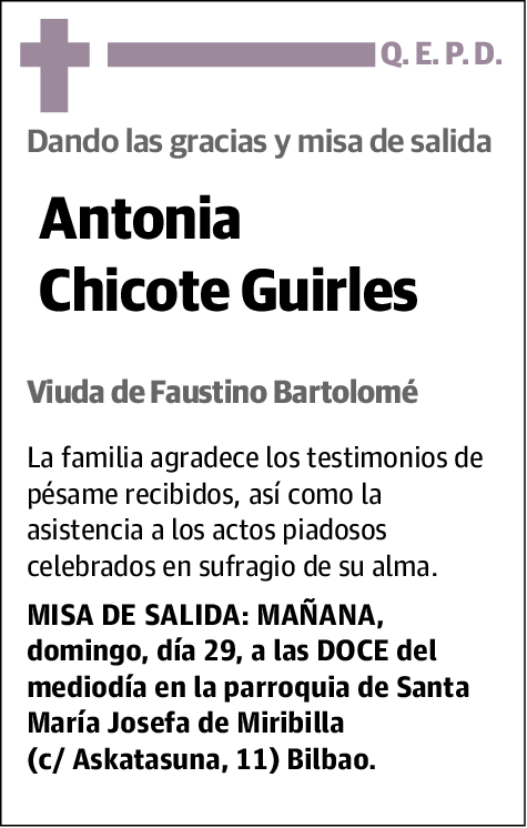 Antonia Chicote Guirles