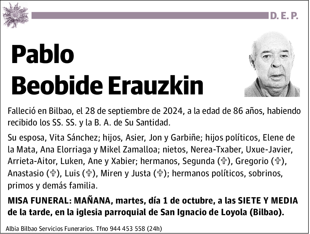 Pablo Beobide Erauzkin