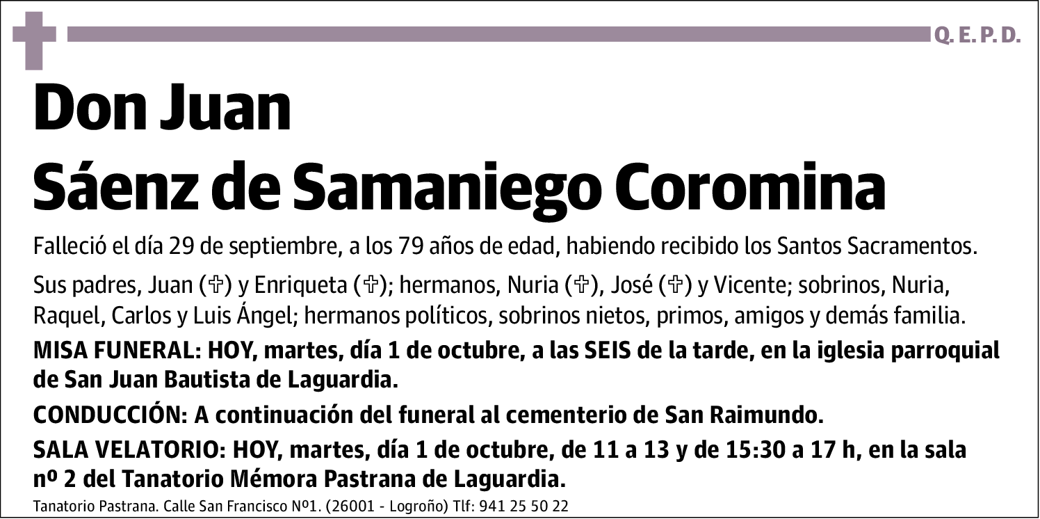 Juan Sáenz de Samaniego Coromina