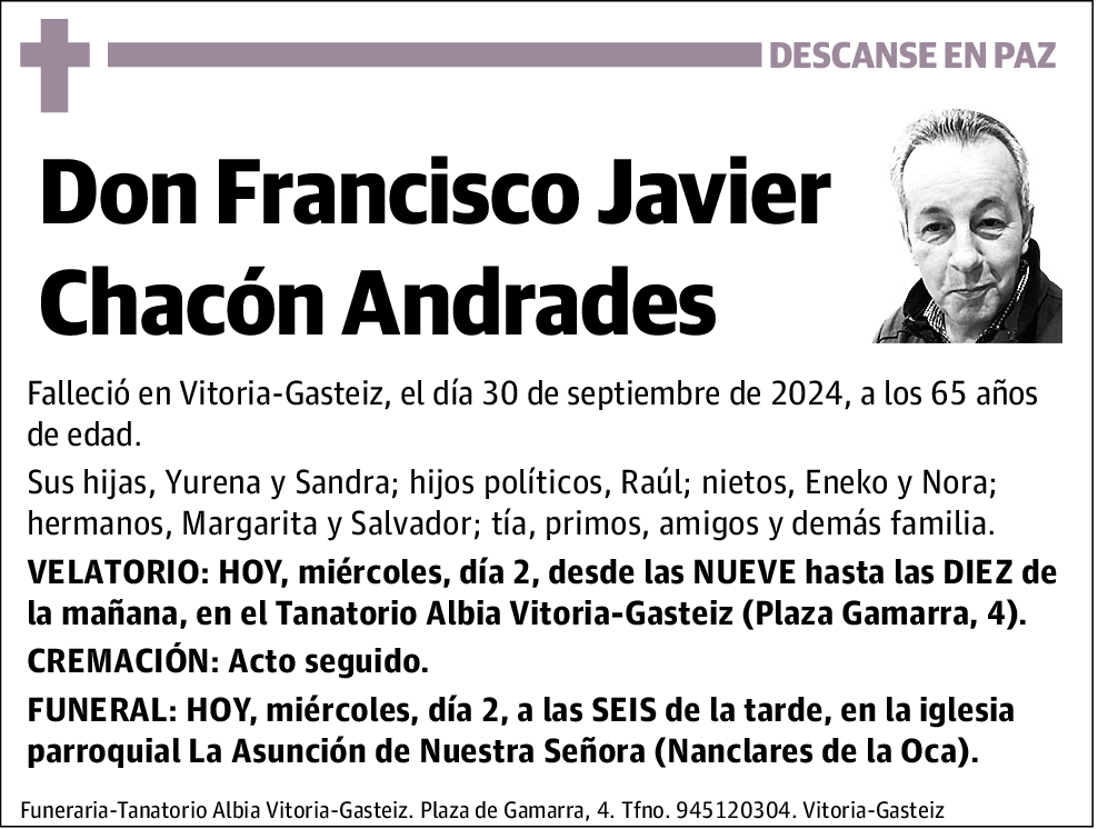 Francisco Javier Chacón Andrades