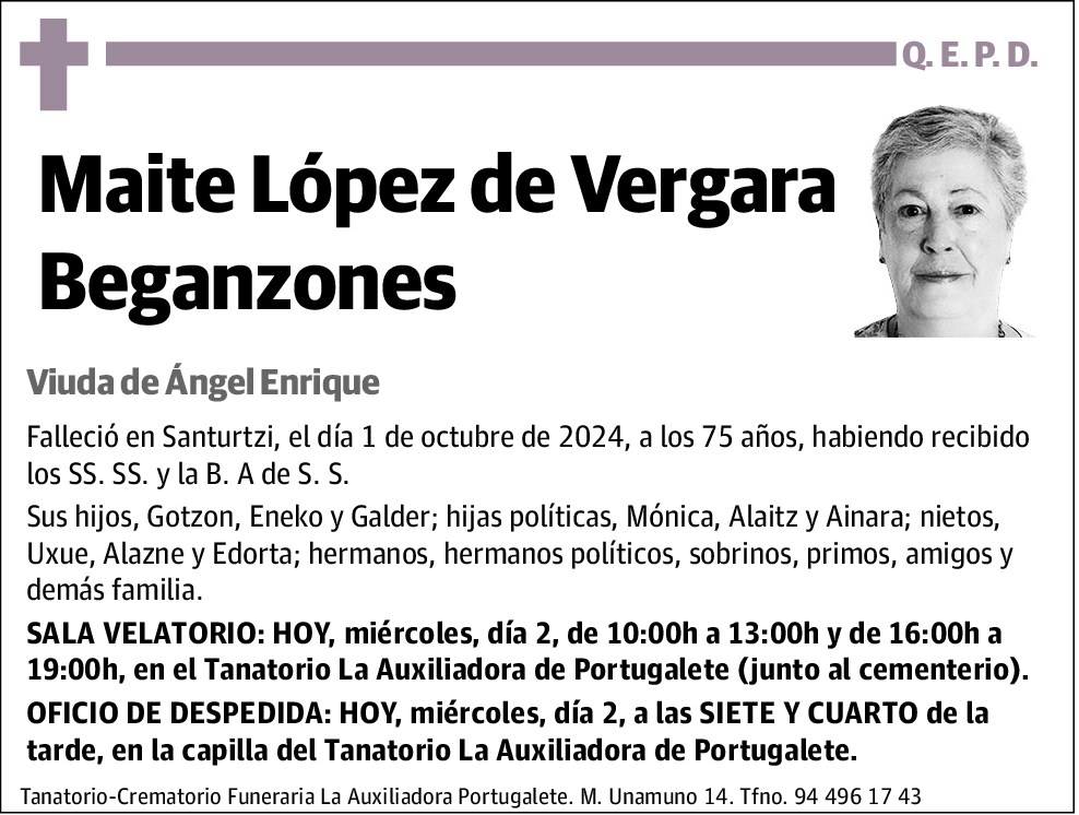 Maite López de Vergara Beganzones