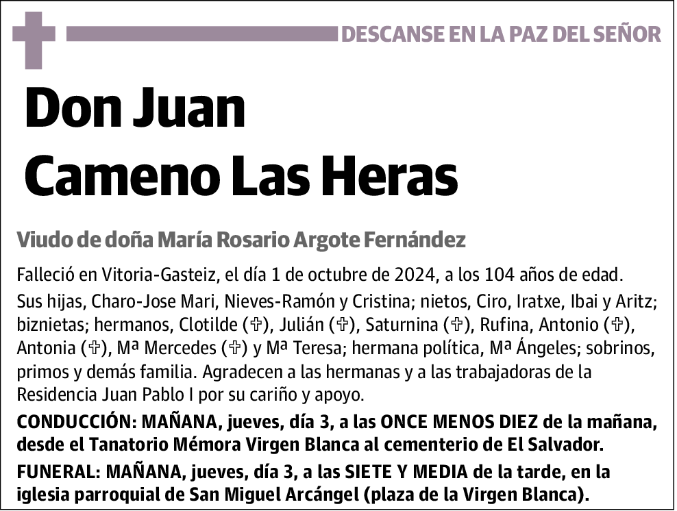 Juan Cameno Las Heras