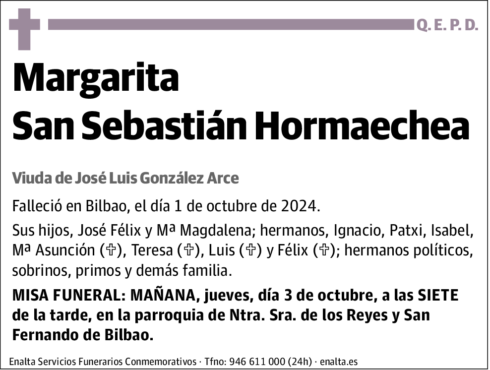 Margarita San Sebastián Hormaechea