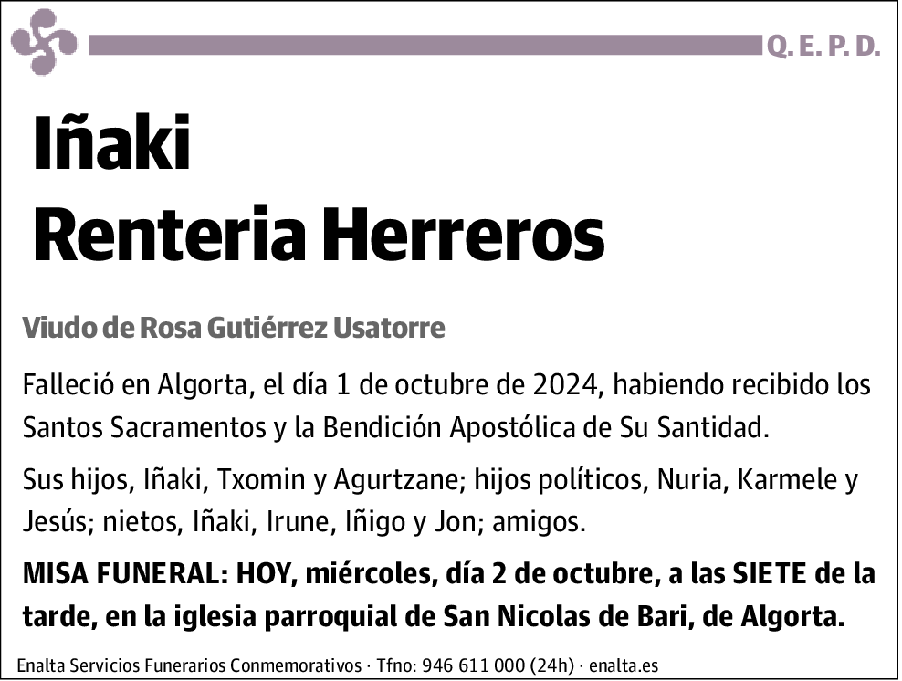 Iñaki Renteria Herreros