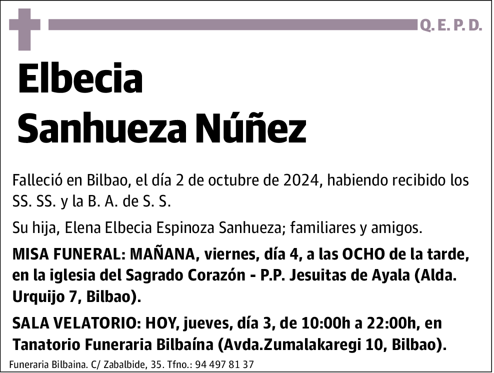 Elbecia Sanhueza Núñez