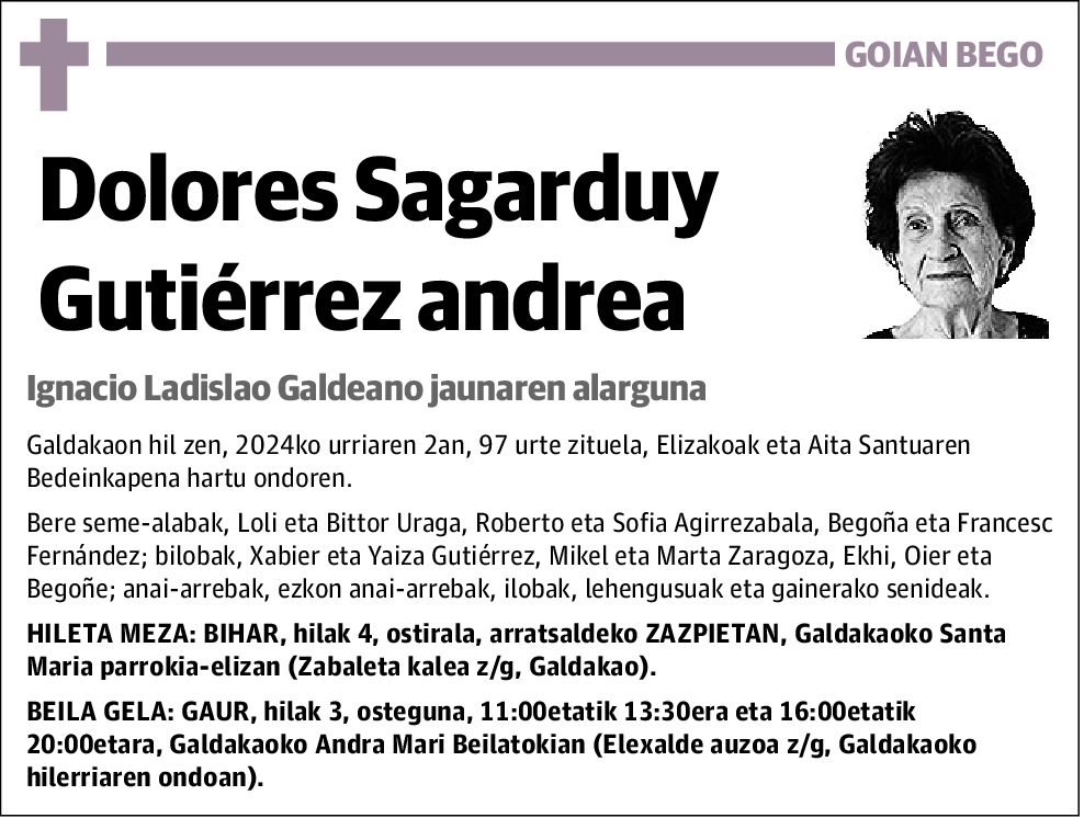 Dolores Sagarduy Gutiérrez