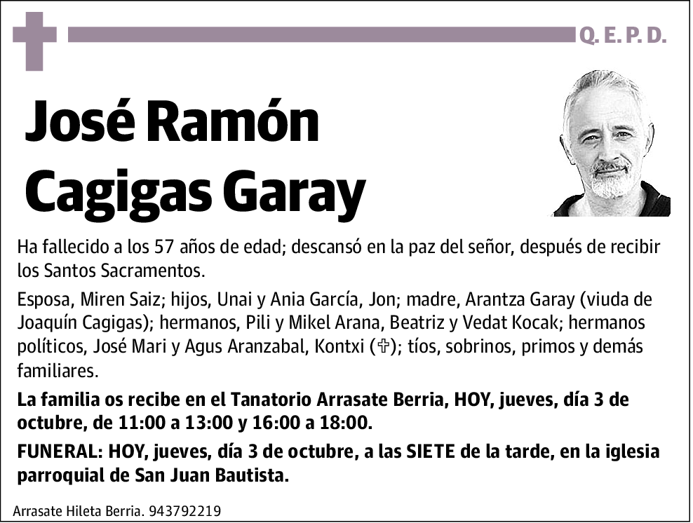 José Ramón Cacigas Garay