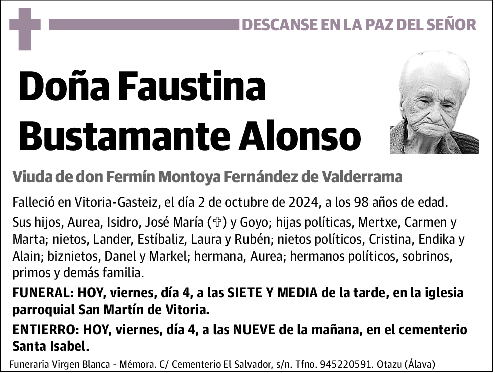 Faustina Bustamante Alonso