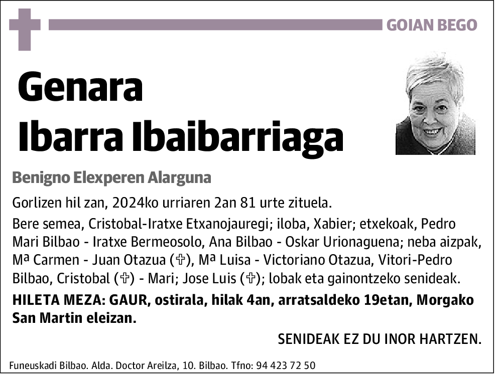 Genara Ibarra Ibaibarriaga