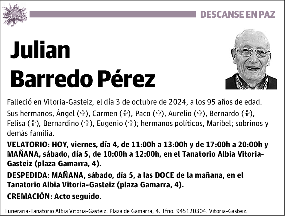 Julián Barredo Pérez