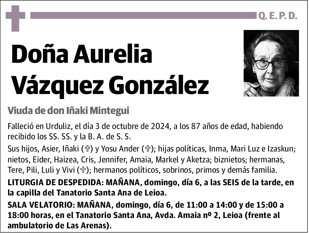 Aurelia Vázquez González