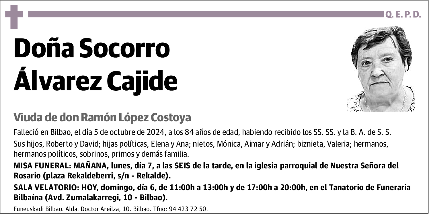 Socorro Álvarez Cajide