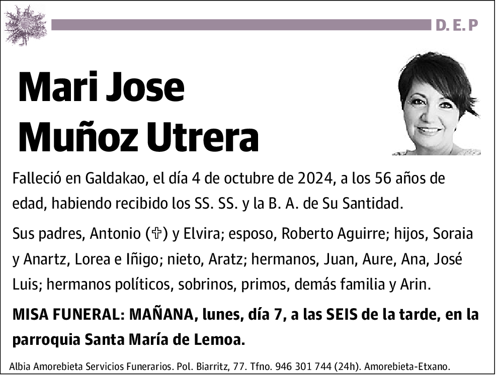 Mari Jose Muñoz Utrera