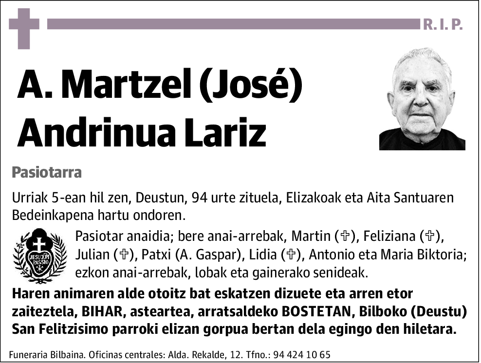 A. Martzel (José) Andrinua Lariz